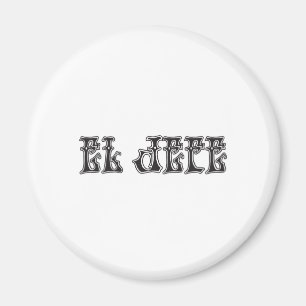 Aimant Liquide de Liquido de logo d'EL Jefe