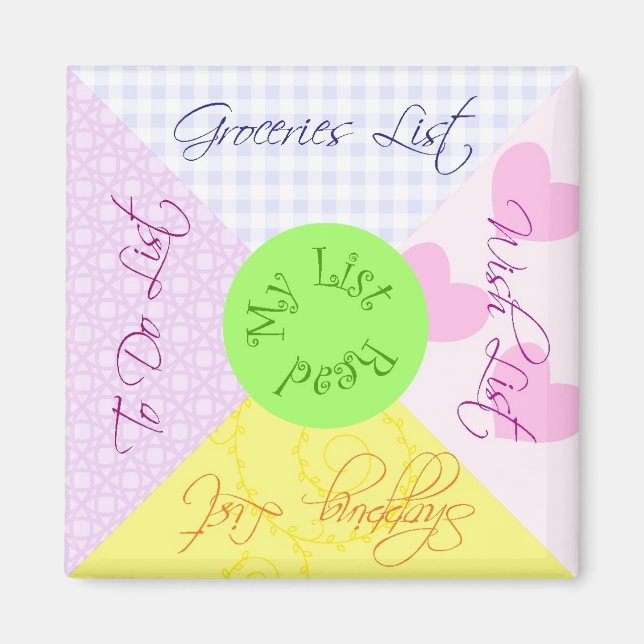 Aimant Lire ma liste (Devant)