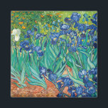 Aimant Lirios de Van Gogh<br><div class="desc">Estos imanes son ventanas de color para tu friador. Son de 2" de largo x 2" de ancho, están impresos sobre papel 100% reciclado, cubierto con Mylar resistente a los rasguños y a los rayos UV. En général, un Van Gogh se le conoce por sus girasoles y sus amarillos. Aquí...</div>