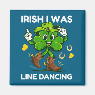 Aimant L'Irlandais faisait de la danse en ligne drôle de