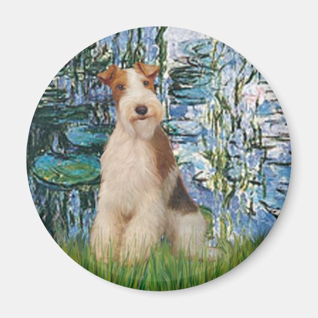 Aimant Lis 1 - Fox-Terrier à poil dur 3 (Devant)