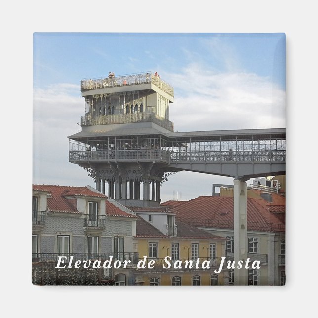 Aimant Lisbonne. Ascenseur père Noël Justa. (Devant)