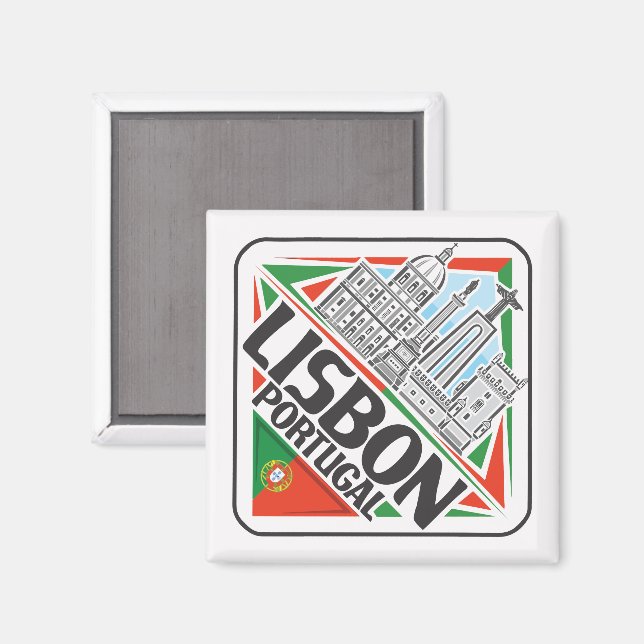 Aimant Lisbonne Portugal (Recto/Verso)