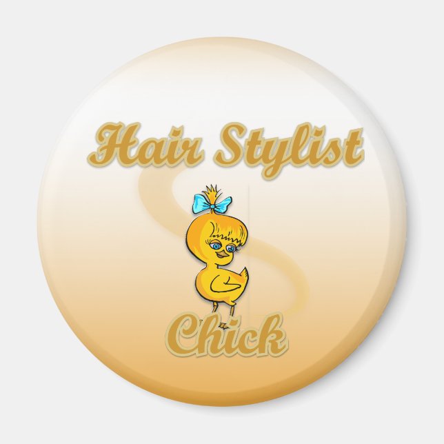 Aimant Liste de cheveux Chick (Devant)