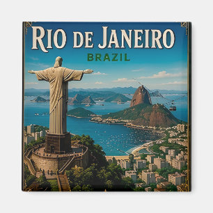 Aimant 🗺️ Liste de voyage à Rio De Janeiro Aventure 🗺