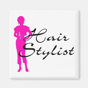 Aimant Liste des cheveux (rose)