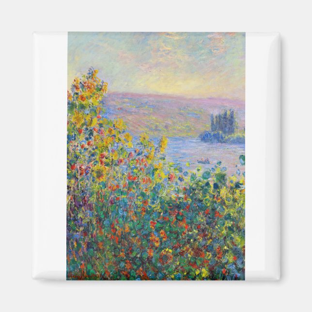 Aimant Lits à fleurs Claude Monet à Vetheuil (Devant)