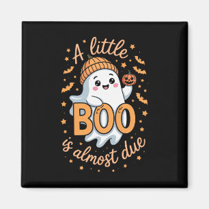 Aimant Little Boo Est Presque Dû Mignonne Grossesse Hallo