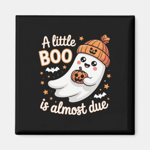 Aimant Little Boo Est Presque Dû Mignonne Grossesse Hallo
