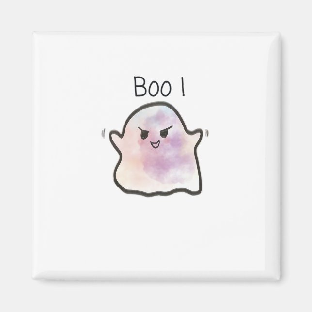 Aimant Little Boo est un mème drôle et impertinent (Devant)