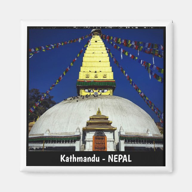 Aimant Little Boudhanath Stupa, Katmandou, Népal (Devant)