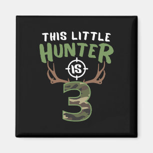 Aimant Little Hunter Est 3 Anniversaires Garçons 3e Anniv