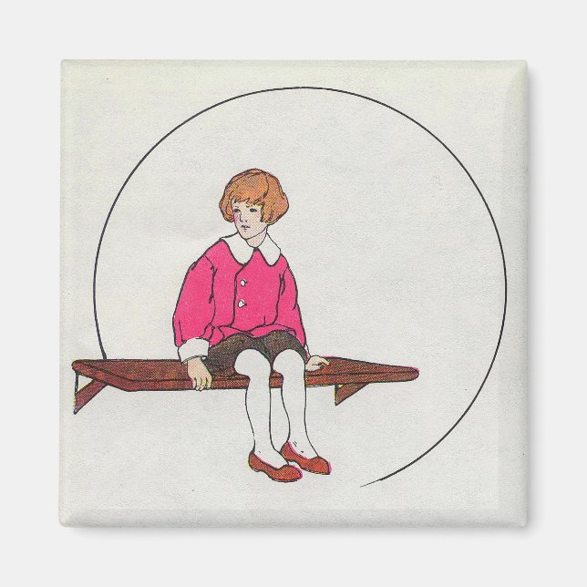 Aimant Little Jack Jelf, mère Goose Nursery Rhyme (Devant)