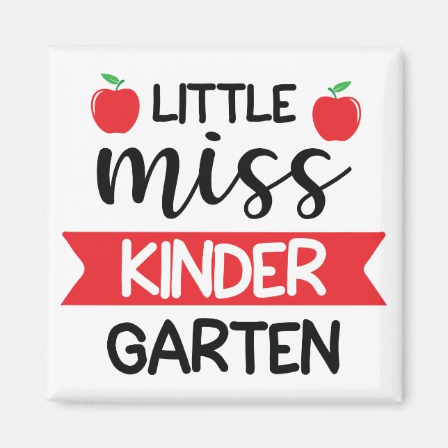 Aimant Little Miss Kindergarten (Devant)