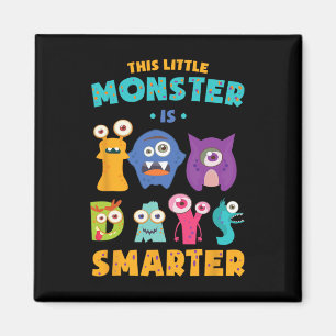 Aimant Little Monster Est 100 Jours Smarter School Kids L
