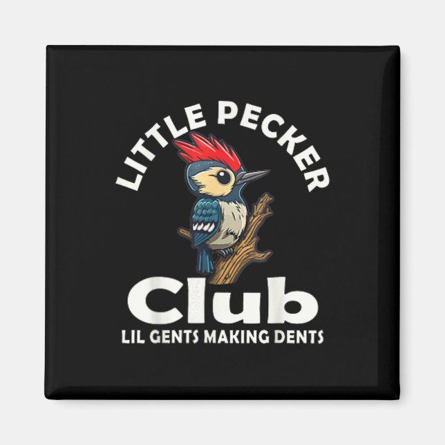 Aimant Little Pecker Club Chemise Avant Et Arrière (Devant)