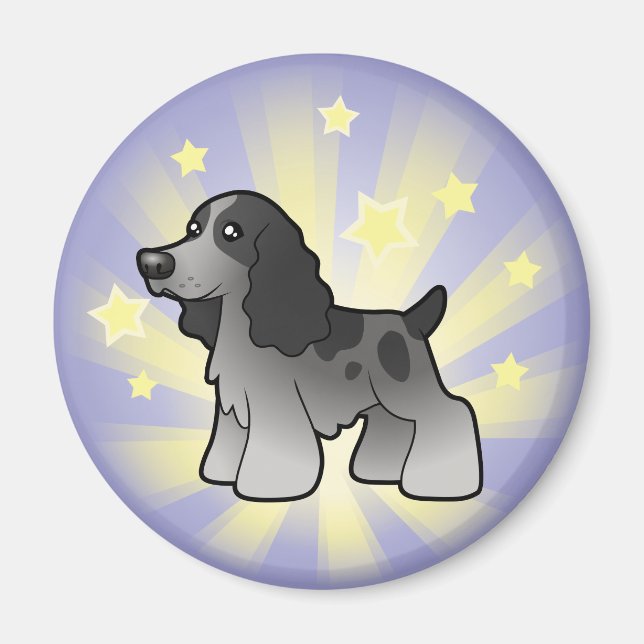 Aimant Little Star English Cocker Spaniel (Devant)