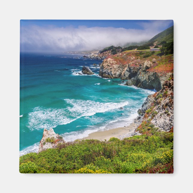 Aimant Littoral de Big Sur, Californie (Devant)