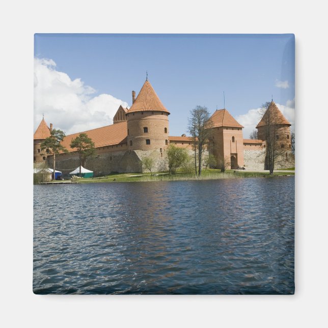 Aimant Lituanie, Trakai. Château de l'île 3 (Devant)