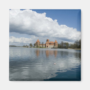 Aimant Lituanie, Trakai. Château d'Island