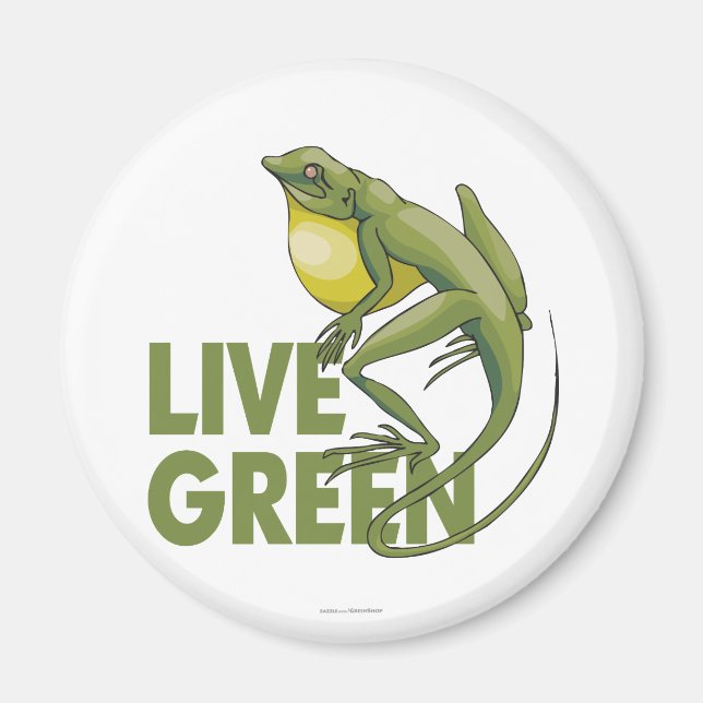 Aimant Live Green (Devant)