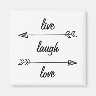 Aimant Live Laugh Love