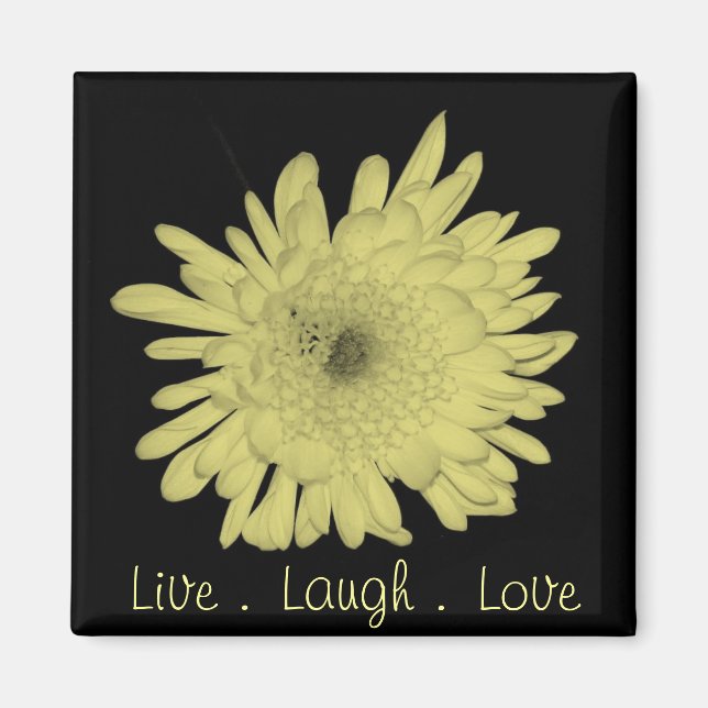 Aimant Live Laugh Love (Devant)