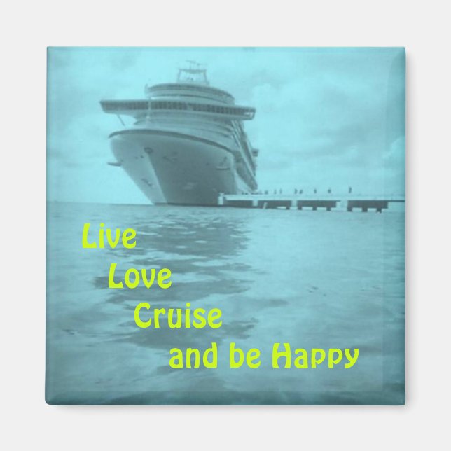 Aimant Live Love Cruise (Devant)