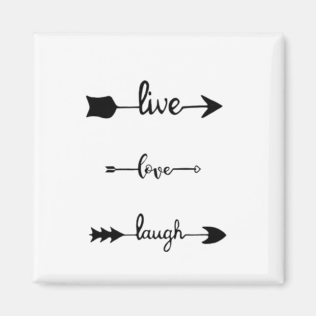 Aimant Live Love Lauder Flèches (Devant)