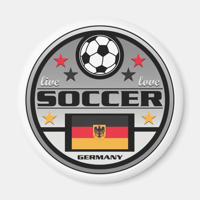 Aimant Live Love Soccer Allemagne (Devant)