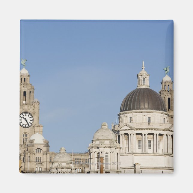 Aimant Liver Building, Liverpool, Angleterre (Devant)