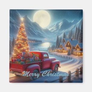 Aimant Livraison de Noël magique