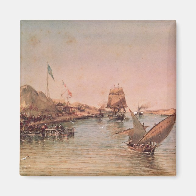 Aimant Livraison sur le canal de Suez (Devant)