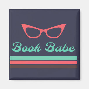 Aimant Livre Baby avec lunettes oculaires et barres de co