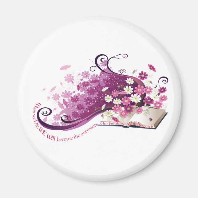 Aimant Livre d'ancêtres (Devant)