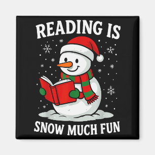 Aimant Livre de neige de neige de Noël drôle