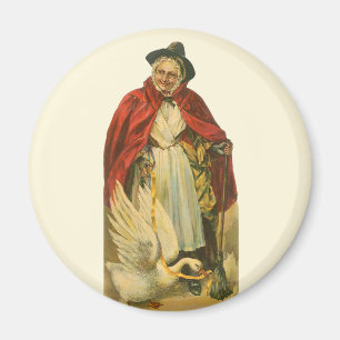 Aimant Livre d'histoires victorien vintage de Mother Goos