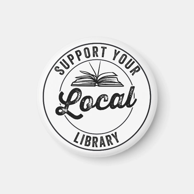 Aimant livre, livres, livre nerd, ver de livre, lecteur,  (Devant)