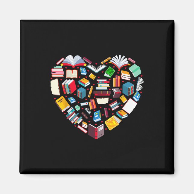 Aimant Livre Lover Librairie Enseignant Bookish Books Hea (Devant)