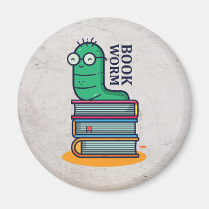 Aimant Livre Worm