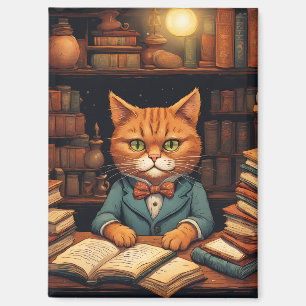 aimant livres et chats