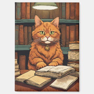 aimant livres et chats