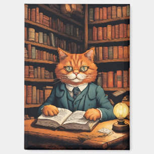 aimant livres et chats