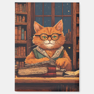 aimant livres et chats