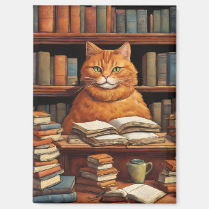 aimant livres et chats