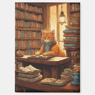 aimant livres et chats