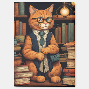 aimant livres et chats