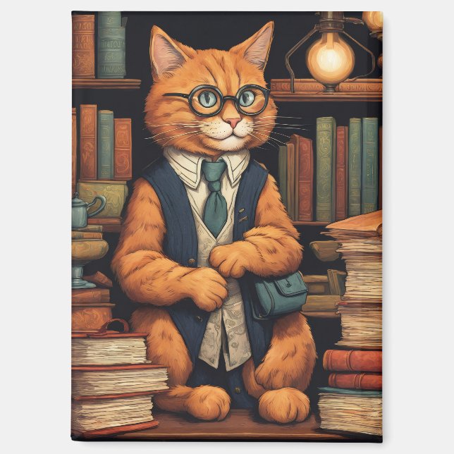 aimant livres et chats (Recto)