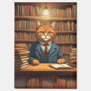 aimant livres et chats