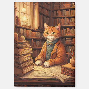 aimant livres et chats